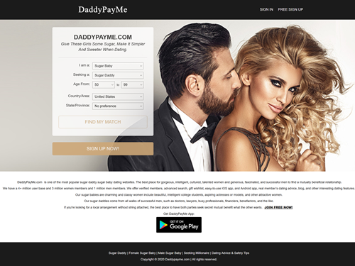 sugar daddy online dating service